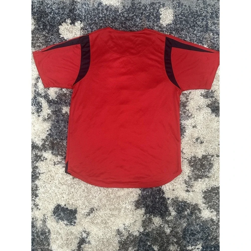St Louis Cardinals Jersey Boys Large MLB Baseball True Fan Button Up Shirt - Picture 4 of 8